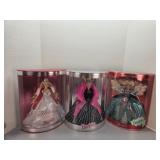 3 new holiday Barbie dolls