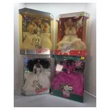 Happy Holiday Barbie Dolls