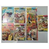 7- Classics Illustrated 1950 comic books