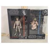 Yoda and Luke Star Wars, black series action