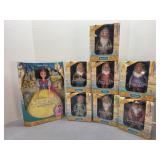 Snow White, 7 Dwarfs Mattel Dolls