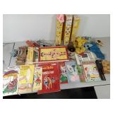Assorted Toys, Operation Game, Coloring Books,