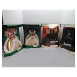 4 Happy Holidays Barbie Dolls and more