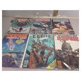 Eerie #s 102, 105-110, comic books