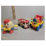 Fisher price Little People, Humpty Dumpty pull toy