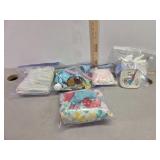 Doll clothes and dishes