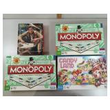 2- Monopoly Board Games, Candyland Board Game, &