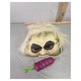Beetlejuice mask, with air pump, appears to be