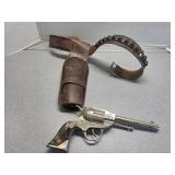Wells Fargo capgun revolver and holster with b