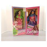 2 new Barbie Dolls, Peruvian, Korean