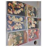 Dell Walt Disney comics #195, 199, 201, 205, 206,