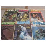 Eerie #19, 20, 21, 22, 24, 25 comic books