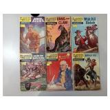 6- Classics Illustrated 1956 Comic Books