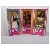 3 new Barbie Dolls, Swedish,  Spanish,  Italian