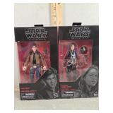 NIB, Han, and Jaina Star Wars the black series