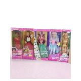 Assorted Barbie Dollsaround the world, tooth