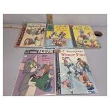 Dell Tom and Jerry Giants(4)  and album #8 comic