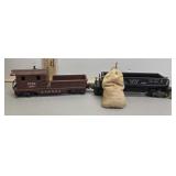 Lionel train Caboose & Dump Car O gauge with
