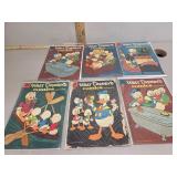 Dell, Walt Disney comics #213, 214, 215(2) 216,