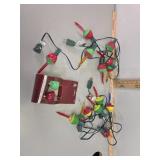 2 Bubbling light strands 7 lights each for a