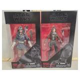 Jyn Erso and Cassian Andor Star Wars, black