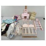 Assorted Dollhouse Furniture & Assorted Doll