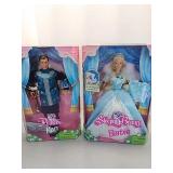 Sleeping Beauty Barbie & Prince Ken dolls