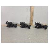 3, Vortex Strikerfire 2 red dots, with mounts,