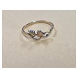 Ladies black hills gold ring size 7 - cut as