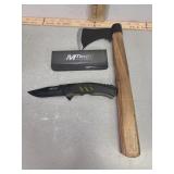 M-Tech folding knife and axe