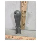 Unmarked Gray metal dummy round