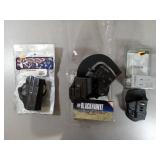 3 Holster, #1- RH, Mini Scabbard, Glock 43, #2-