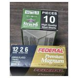 12 ga ammo shotgun slugs & shot 20 rounds