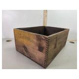 Dupont explosives 50lb Dynamite wooden crate, for