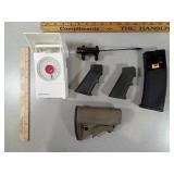 Assorted Gun Parts & Scale, Stock Butt, 2x