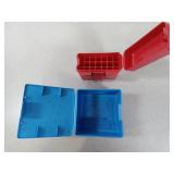 2 plastic ammo cases