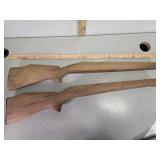 Raw wood stocks, 1917? Mauser?