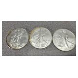 *X3 - 1 tr oz 999 silver american eagle rounds