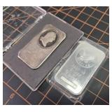 *X2 - 1 tr oz 999 silver bars - Sunshine