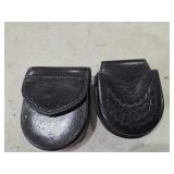 Safariland leather  handcuff holsters