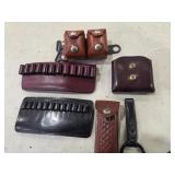 Leather Ammo and holsters