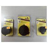 3- Scope Covers, 2.575", 2.043", 1.550", Flip