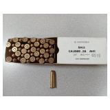 .38 Caliber  Ball, M41, 50 Rounds, Olin Corp