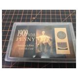 *1909 VBD cent display slab