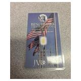 * 1/4grain 999, 24kt gold bar in plastic holder.