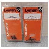 20 qty Lyman Decapping Pins