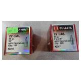 X2 Hornady 22 Cal 55gr 100 bullets / box