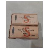 2 boxes 8mm M30 Nazi marked ammunition