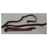 Leather Rifle slings with mounts