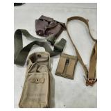 Military pouches and belts